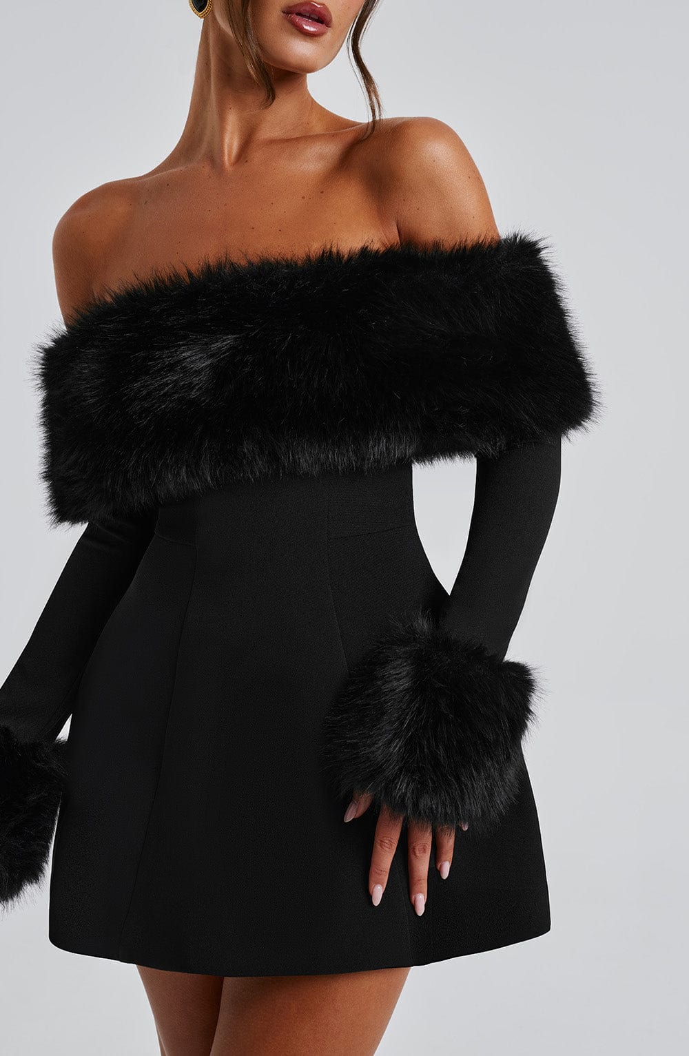Black Villanelle Mini Dress