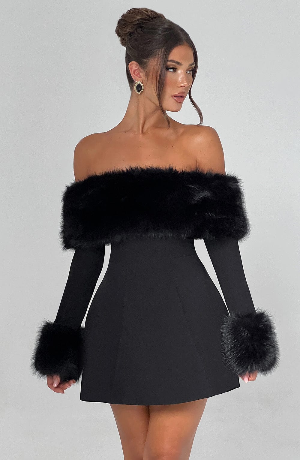 Black Villanelle Mini Dress