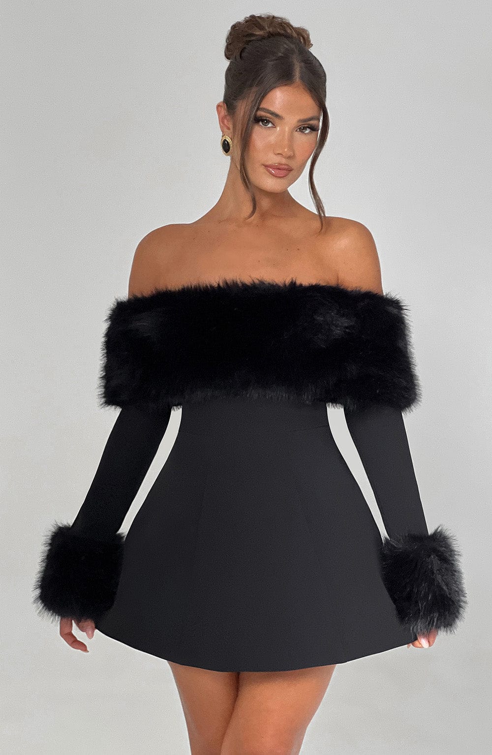 Black Villanelle Mini Dress