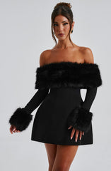 Black Villanelle Mini Dress