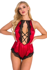 Satin Desires Romper