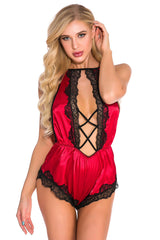 Satin Desires Romper