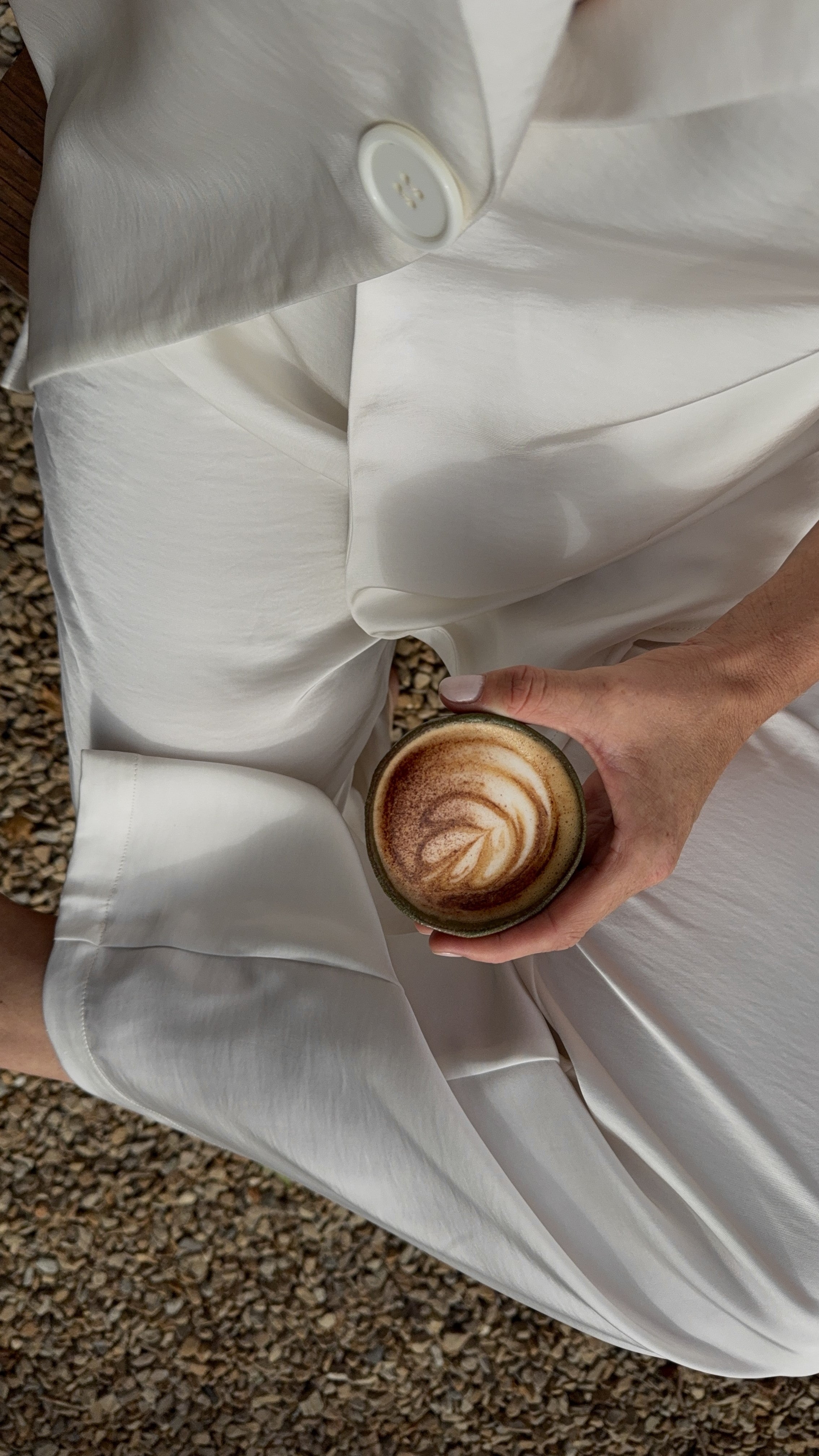 Imogen Cream Button Pants